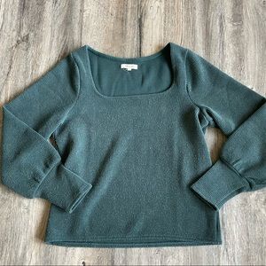Madewell Women’s Square Neck Sweater, size medium
